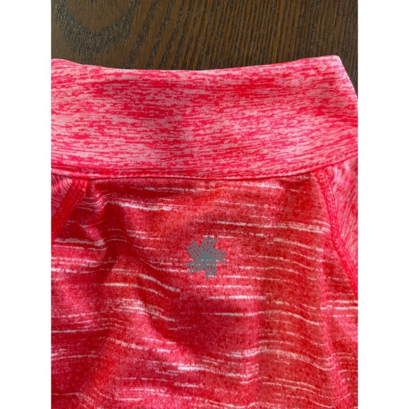 Tek Gear 1/4 Zip Womens WarmTek Pull Over Athletic Top XS Long Sleeve EUC Coral - Picture 6 of 11